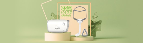 Save 25 percent on your order today and get prepared to travel with your CPAP this spring!