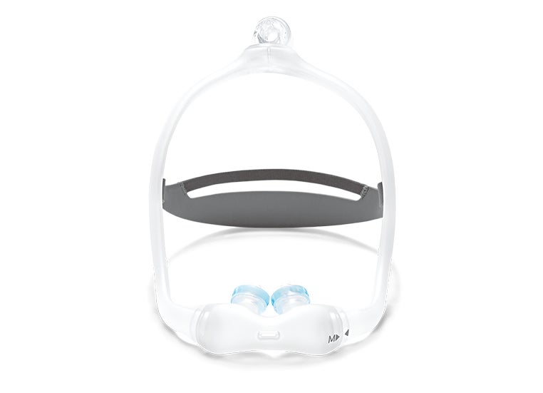 Philips Respironics DreamWear Gel Nasal Pillow CPAP Mask with Headgear - Fit Pack Interactive Content