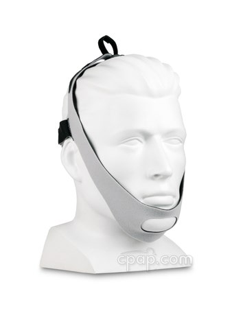 Airway Management Chinstrap with Tube Management Loop- Shown on Mannequin (Not Included)
