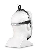 Airway Management Chinstrap with Tube Management Loop- Back Angle - Shown on Mannequin (Not Included)