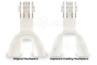 Comparison - Improved Stability Mouthpiece and Original Mouthpiece