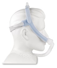 Mr. Wizard 230 Nasal Pillow CPAP Mask with Headgear - Side (Mannequin Not Included)