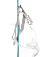 CPAP Hose Lift Shown with Hook and Mask (Not Included)