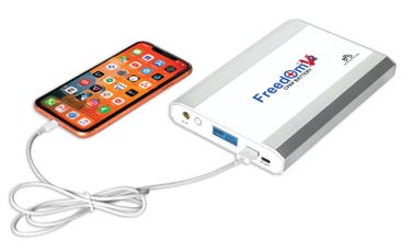 BPS Freedom V2 Travel CPAP Battery (iPhone Not Included)