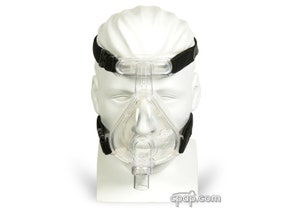 Full Advantage Full Face CPAP Mask with 4 Point Headgear - Shown on Mannequin - Not Included