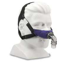 SleepWeaver 3D Nasal CPAP Mask with Headgear - Angled (Mannequin Not Included)