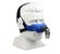 SleepWeaver Elan Soft Cloth Nasal Mask Angled Front (Shown on mannequin - not included)