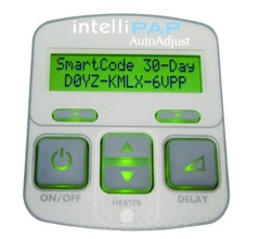 IntelliPAP Auto 30 Day SmartCode Displayed On Screen