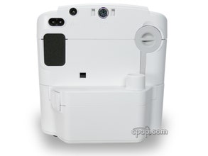 IntelliPAP AutoBiLevel  - Back Shown with Optional Heated Humidifier 