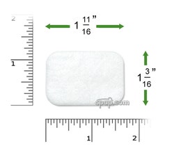 Disposable White Fine Filters for IntelliPAP Machines