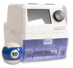 IntelliPAP 2 AutoAdjust Auto CPAP Machine - Profile View with Billiard Ball (Billiard Ball and Humidifier Not Included)