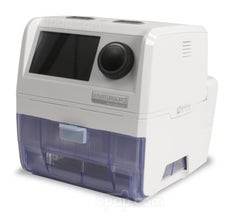 Side View of IntelliPAP 2 AutoAdjust Auto CPAP Machine and Heated Humidifier (Humidifier Not Included)