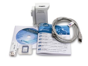 Product image for SmartLink Version 2 Software with Module, Cables, Data Card and Card Reader for DeVilbiss IntelliPAP Machines - Thumbnail Image #1