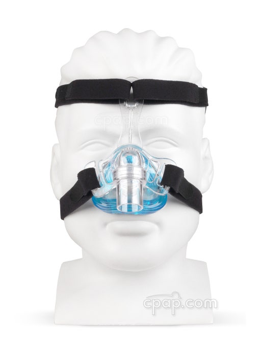Innova Nasal CPAP Mask with Headgear - Front - Shown on Mannequin (Not Included)