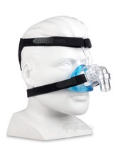 Innova Nasal CPAP Mask with Headgear - Angle -Shown on Mannequin (Not Included)