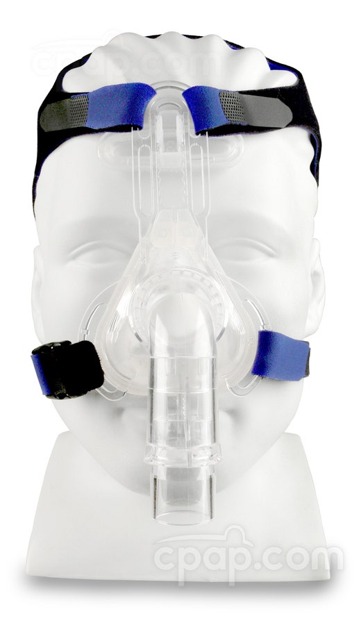 SomnoPlus Nasal CPAP Mask with Headgear - Front View (Mannequin not Included)