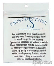 First Defense Nasal Screen - Previous Package