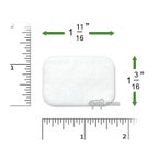 Product image for Disposable White Fine Filters for IntelliPAP and IntelliPAP 2 CPAP Machines (1 Pack)