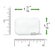 Product image for Disposable White Fine Filters for IntelliPAP and IntelliPAP 2 CPAP Machines (1 Pack) - Thumbnail Image #1