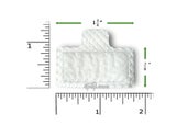 Product image for Disposable White Fine Filters WITH TAB for Respironics M Series Machines (6 Pack)
