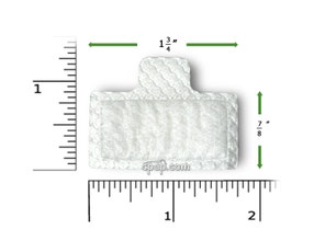 Product image for Disposable White Fine Filters WITH TAB for Respironics M Series Machines (6 Pack) - Thumbnail Image #1