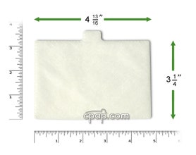 Product image for Disposable White Fine Filters for Respironics Duet LX, Bipap Pro, Synchrony, Synchrony-ST, and Harmony (6 Pack) - Thumbnail Image #1