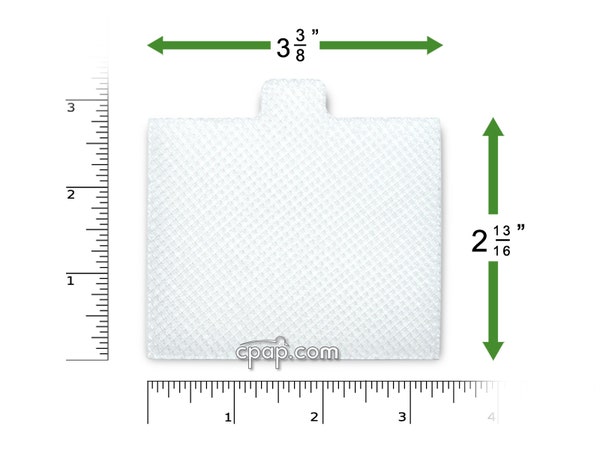 Product image for Disposable White Fine Filters for Respironics Solo, Solo LX, Solo Plus, Solo Plus LX, Remstar LX, Remstar Plus LX, Aria LX, Virtuoso LX (1 Pack)