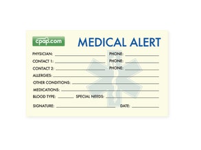 Product image for CPAP.com Sleep Apnea Medical Alert Wallet Card - Thumbnail Image #2