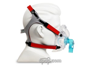 Product image for Hans Rudolph 7600 Series V2 Full Face CPAP Mask with Headgear - Thumbnail Image #2