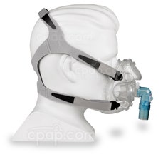 Quest Full Face CPAP Mask with Headgear - Side (Mannequin not Included) 