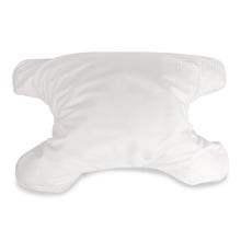 SleePAP CPAP Pillow with Pillowcase - Plain White Fabric - Flat View (Pillow Not Included)