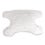 SleePAP CPAP Pillow with Pillowcase - Plain White Fabric - Flat View