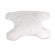 SleePAP CPAP Pillow with Pillowcase - Plain White Fabric - Flat View