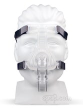 Sylent Nasal CPAP Mask with Headgear - Front on Mannequin