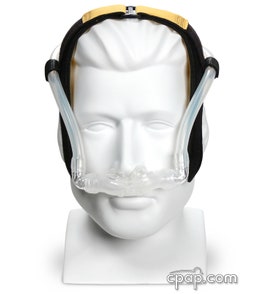Product image for Bravo Nasal Pillow CPAP Mask with Headgear