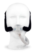 Aloha Nasal Pillow CPAP Mask with Headgear (Shown on Female Mannequin)