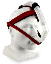 Adam Circuit Nasal Pillow CPAP Mask - Angled View (Mannequin Not Included)