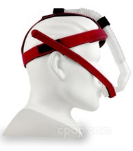 Adam Circuit Nasal Pillow CPAP Mask - Side View (Mannequin Not Included)