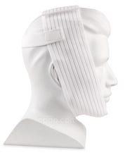 Respironics Deluxe-Style Chinstrap - Side View with Hook and Loop Attachment (Mannequin Not Included)