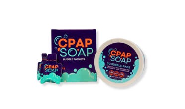 cpap soap bubble packets and pads