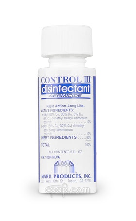 Product image for Travel Sized Control III Disinfectant CPAP Cleaning Solution - 2 Oz Concentrate