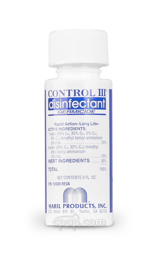 Travel Sized Control III Disinfectant CPAP Cleaning Solution - 2 oz 
