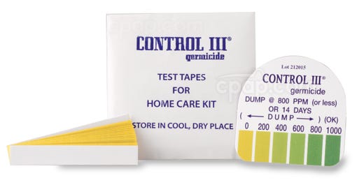 Test Strips for Control III Disinfectant (15 Pack)