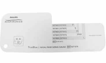 Product image for TrueBlue Gel Nasal CPAP Mask Sizing Gauge - Thumbnail Image #2