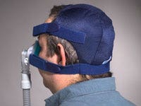 Product image for Blue Mesh Softcap Headgear for CPAP Masks - Thumbnail Image #5