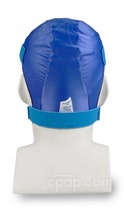 Blue Softcap Headgear - Back View (Mannequin Not Included)
