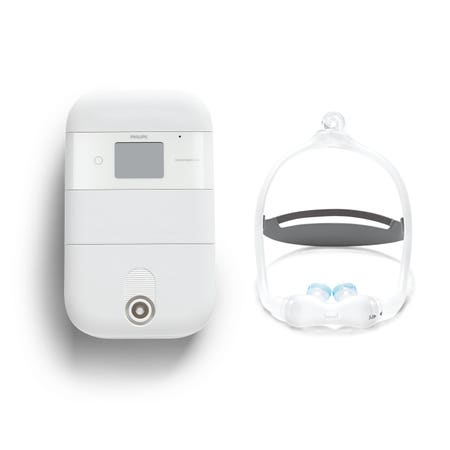Product image for DreamStation Go Auto with Heated Humidifier + DreamWear Mask Bundle