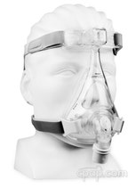 Amara Full Face Mask - Angled Front -on-Mannequin 
