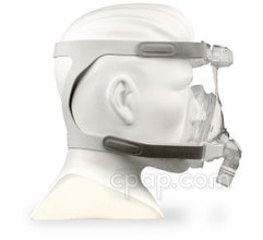Amara Full Face Mask - Side - Shown on Mannequin (Not Included)
