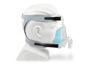 ComfortGel Blue Full Face Mask (side-on mannequin, not included)